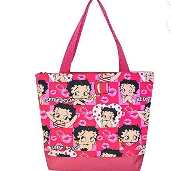 🦄 Pink Betty Boop Tote Bag Comes With Matching Wallet - Picture 2 of 4
